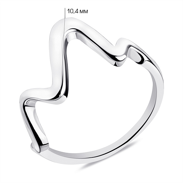 Каблучка зі срібла Trendy Style (арт. 7501/6379) – зображення 2