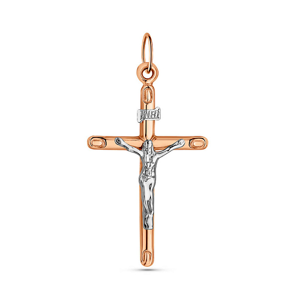 Золотой крестик с распятием  (арт. 500076) – изображение 1