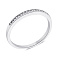 Серебряное кольцо с дорожкой из фианитов (арт. 7501/6138) – изображение 1