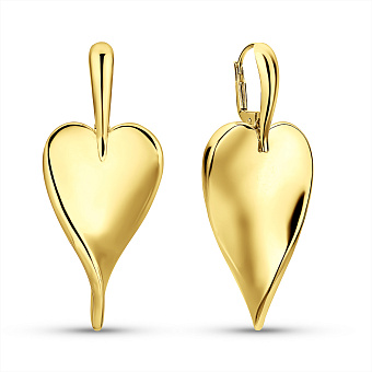 Сережки-підвіски Francelli з жовтого золота (арт. е1092004ж)