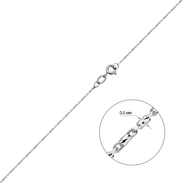 Цепочка из белого золота (арт. ц3020602б) – изображение 2