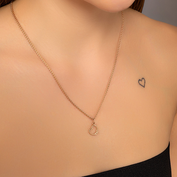 Підвіс Серце з червоного золота (арт. 440704) – зображення 3