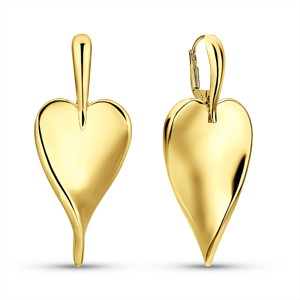 Сережки-підвіски Francelli з жовтого золота (арт. е1092004ж) – зображення 1