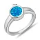 Серебряное кольцо с опалом (арт. 7501/8176Пос) – изображение 2