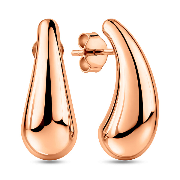 Серьги из красного золота (арт. 111448) – изображение 1