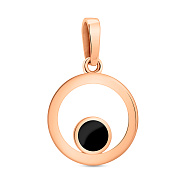 Золотая подвеска Лýна с эмалью (арт. 440662ч)