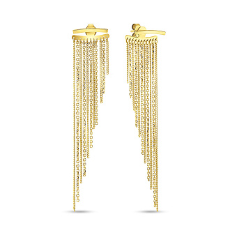 Довгі золоті сережки Francelli (арт. 1092047ж)