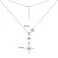 Колье из серебра "Звезды" с фианитами (арт. 7507/1206) – изображение 3