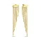 Длинные золотые серьги Francelli (арт. 1092047ж) – изображение 1