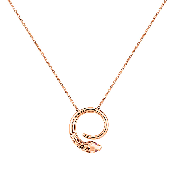 Колье из красного золота с фианитами (арт. 361450к) – изображение 1