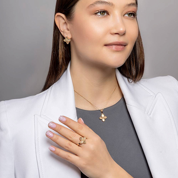 Підвіска з червоного золота (арт. 424954/15а) – зображення 5