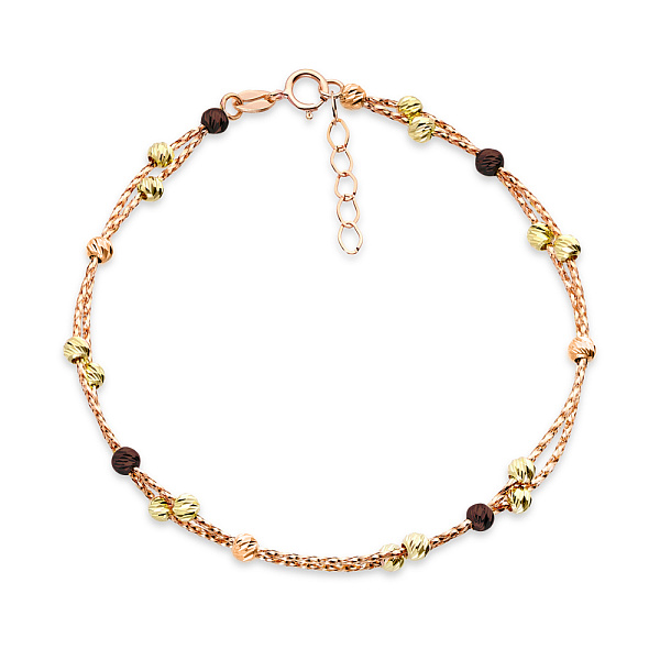 Браслет Orbit із комбінованого золота (арт. 323339кжкр) – зображення 1