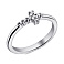 Серебряное кольцо с фианитами (арт. 7501/5552) – изображение 1