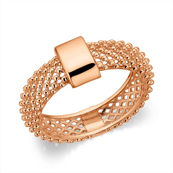 Кольцо из красного золота (арт. 156725)