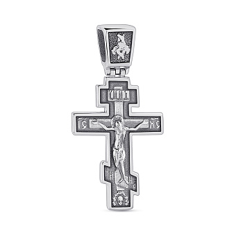 Фото Серебряный крестик с чернением (арт. 7904/948)