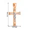 Золотой крестик без камней (арт. 500707) – изображение 3