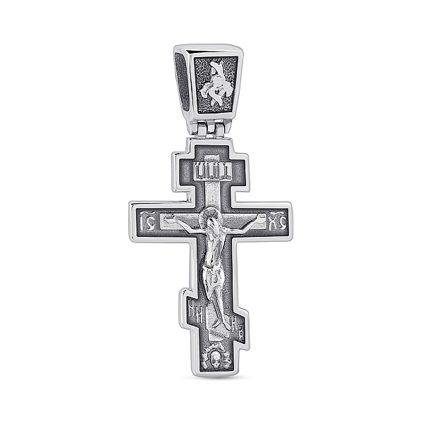 Серебряный крестик с чернением (арт. 7904/948) – изображение 1