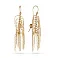 Золотые серьги Francelli с подвесками (арт. 105686ж) – изображение 1