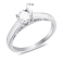 Серебряное кольцо с фианитами (арт. 7501/7047) – изображение 2