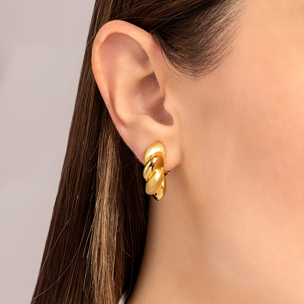 Золоті сережки Francelli (арт. 1091849/1жм) – зображення 2