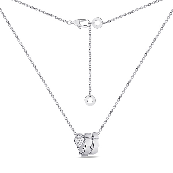 Колье из серебра с фианитами (арт. 7507/1760) – изображение 2