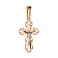 Золотой нательный крестик "Распятие" (арт. 501333) – изображение 1