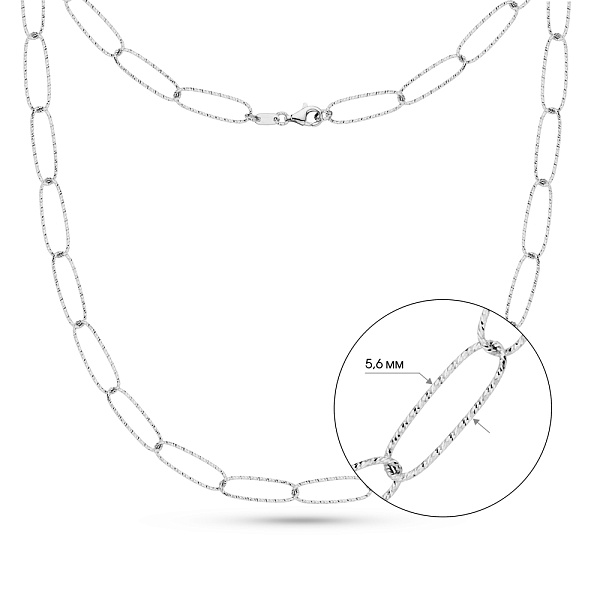 Колье Francelli из белого золота (арт. 352413б) – изображение 4