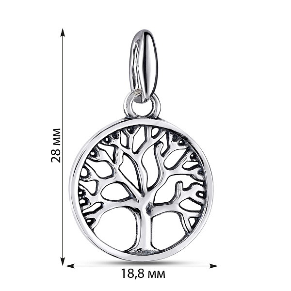 Серебряная подвеска Дерево жизни (арт. 7903/3400-ч) – изображение 2