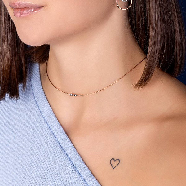 Золотое колье Orbit (арт. 351991кб) – изображение 3