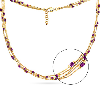 Фото Колье Francelli из желтого золота (арт. 351581жф)