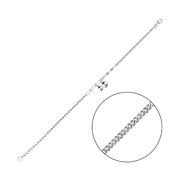 Серебряный браслет с подвесками Trendy Style (арт. 7509/4272) – изображение 1
