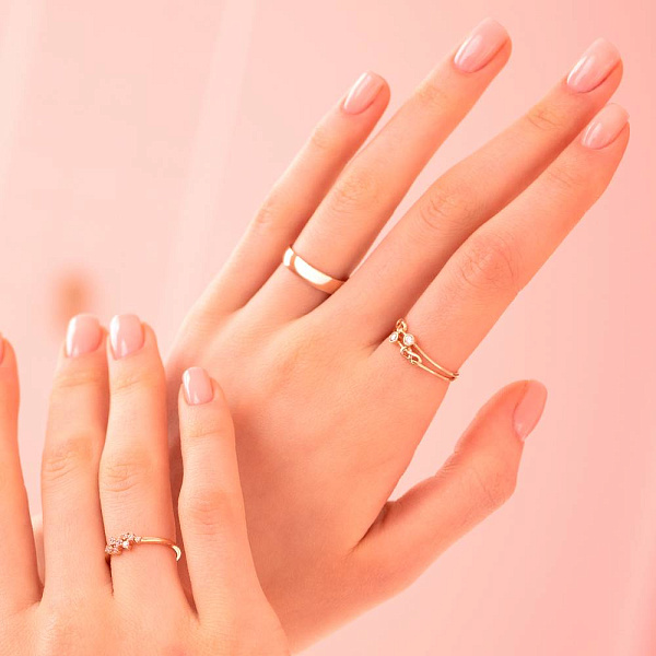 Классическое золотое обручальное кольцо Европейка (арт. 239041) – изображение 5