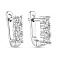 Срібні  сережки з фіанітами (арт. 7502/10209) – зображення 1