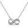 Срібне кольє Нескінченність з фіанітами (арт. 7507/2128) – зображення 1