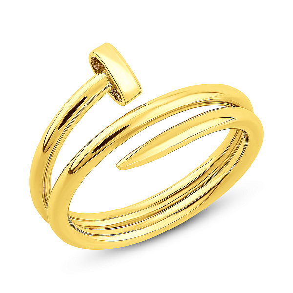 Каблучка Цвях з жовтого золота (арт. 156127ж) – зображення 1