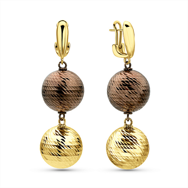 Золотые серьги Francelli (арт. 1091724жкр) – изображение 1