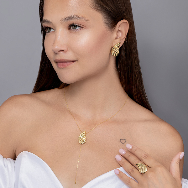 Золотое колье Francelli (арт. 361423ж) – изображение 5