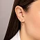Золотые серьги без камней (арт. 1091926) – изображение 2