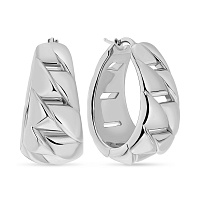 Сережки кільця Francelli з білого золота (арт. е108245/30б)