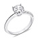 Серебряное кольцо с фианитами (арт. 7501/5939) – изображение 1