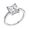 Серебряное кольцо с фианитами (арт. 7501/6429) – изображение 1