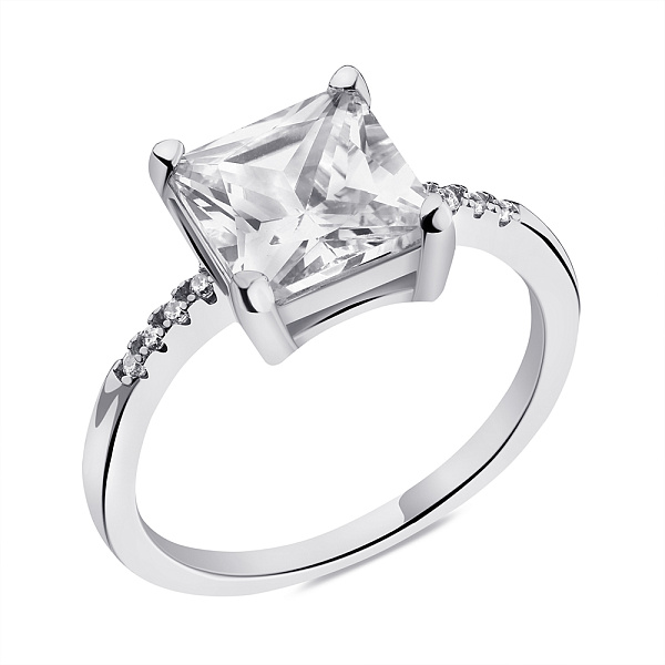 Серебряное кольцо с фианитами (арт. 7501/6429) – изображение 1