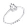 Серебряное кольцо с фианитом (арт. 7501/5973) – изображение 1
