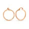 Золотые серьги-кольца без камней (арт. 108874/25) – изображение 1