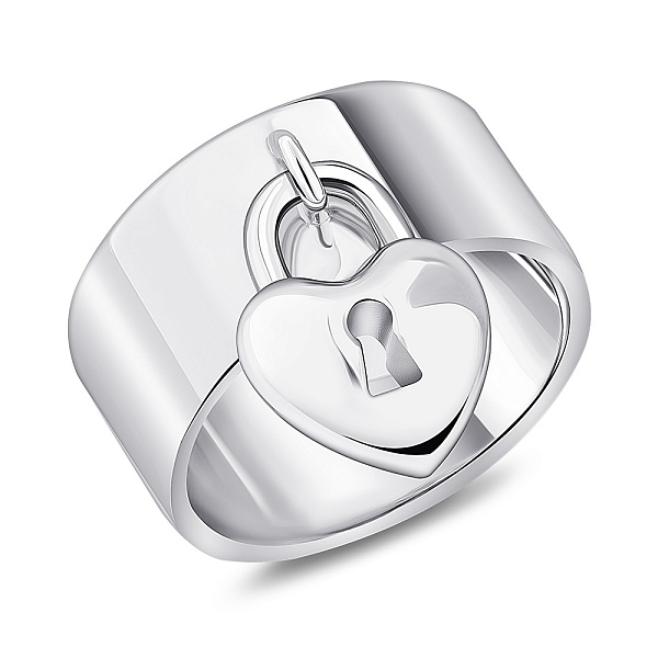 Каблучка зі срібла з підвіскою (арт. 7501/8184) – зображення 1