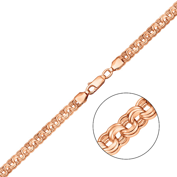 Золотая цепочка Бисмарк (арт. 3004-072) – изображение 1