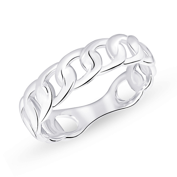 Серебряное кольцо без камней  (арт. 7501/5709) – изображение 1