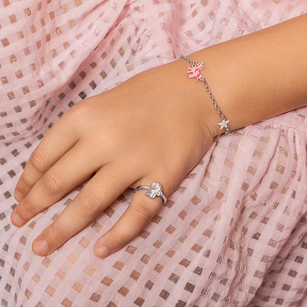 Детский серебряный браслет (арт. 7509/3611ебр) – изображение 4