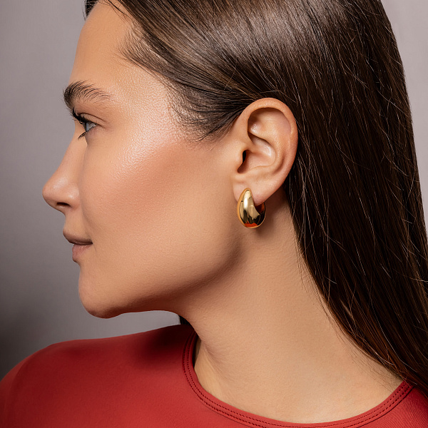 Серьги Francelli из желтого золота (арт. е108237/10ж) – изображение 5