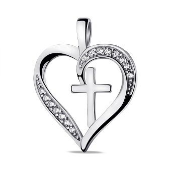 Серебряный подвес с фианитами (арт. 7503/4058)